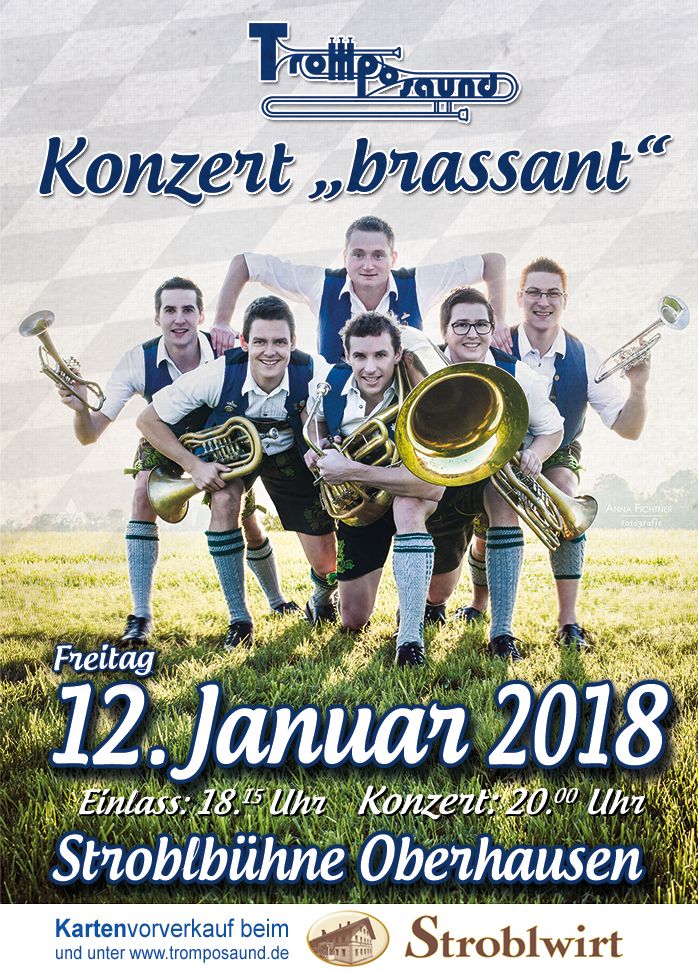 Tromposaund Konzert Brassant 2018 Stroblwirt Oberhausen
